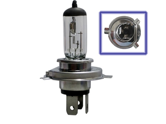 BOMBILLO HALÓGENO H4 - 12V 60/55W (P43T) - DOT A - Vento Dominicana S. A